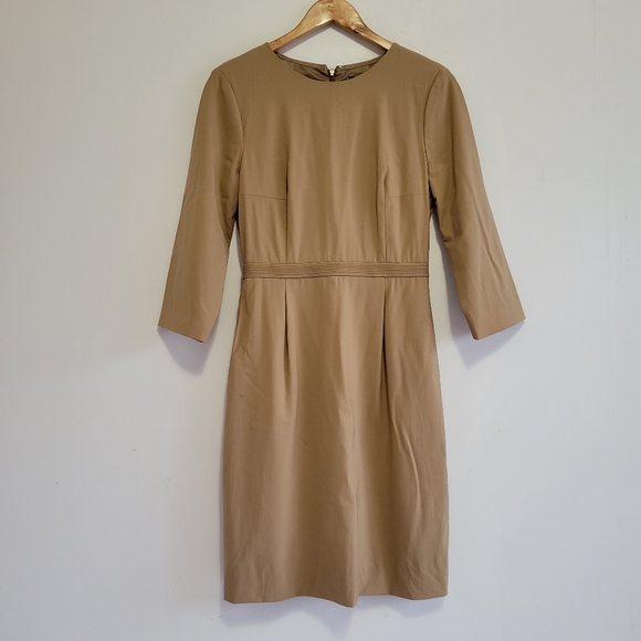 J. Crew Dresses & Skirts - J. Crew Tan Wool Dress